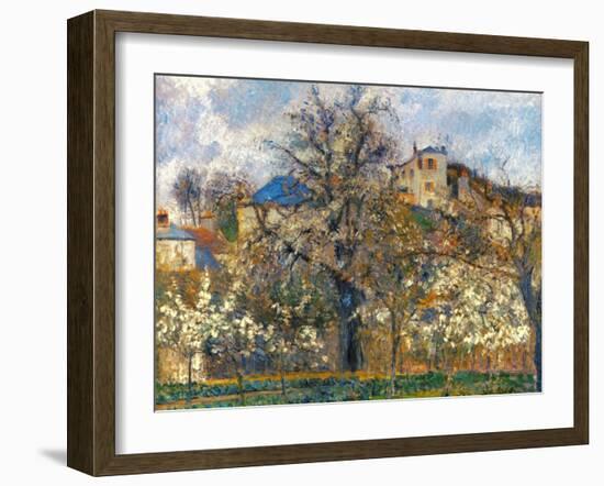 Pissarro: Garden, 1877-Camille Pissarro-Framed Giclee Print