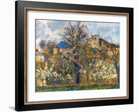 Pissarro: Garden, 1877-Camille Pissarro-Framed Giclee Print