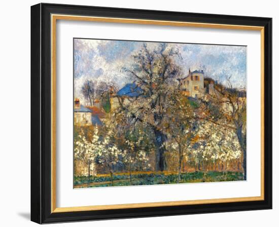 Pissarro: Garden, 1877-Camille Pissarro-Framed Giclee Print