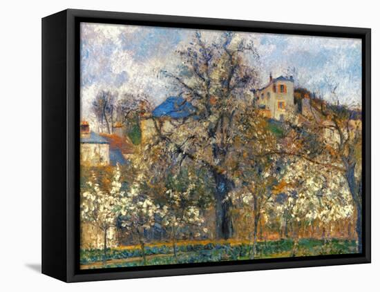 Pissarro: Garden, 1877-Camille Pissarro-Framed Premier Image Canvas