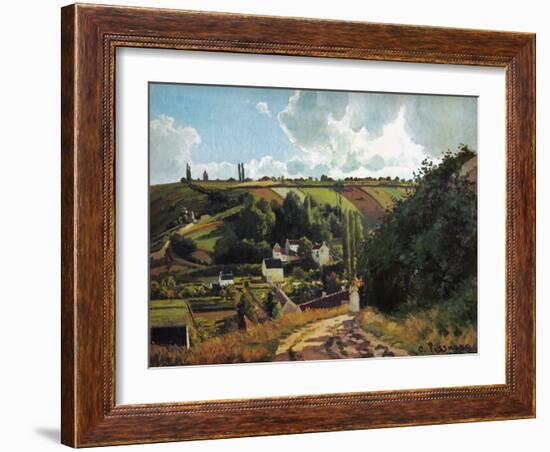 Pissarro: Jallais, 1867-Camille Pissarro-Framed Giclee Print