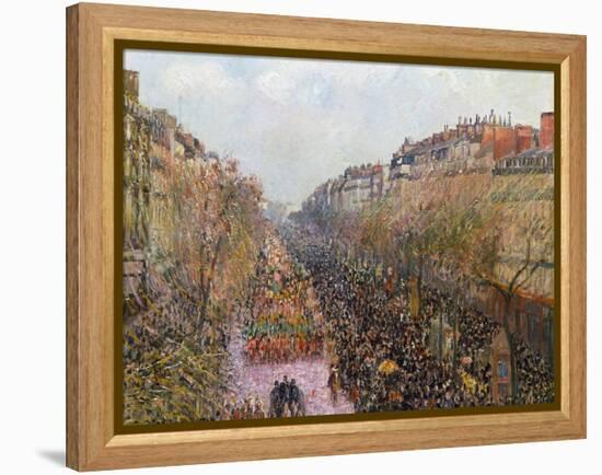 Pissarro: Mardi Gras, 1897-Camille Pissarro-Framed Premier Image Canvas