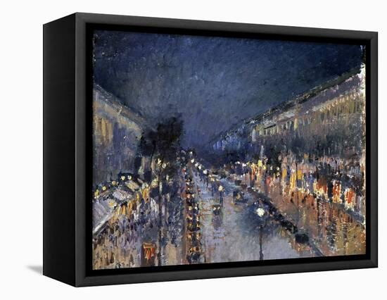 Pissarro: Paris at Night-Camille Pissarro-Framed Premier Image Canvas