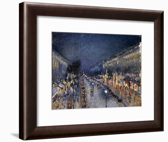 Pissarro: Paris at Night-Camille Pissarro-Framed Giclee Print