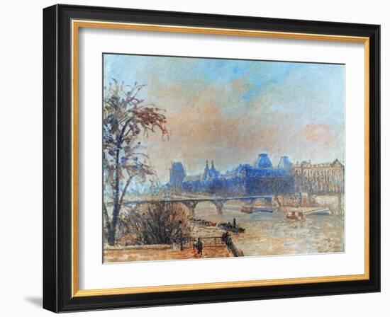 Pissarro: Seine, 1903-Camille Pissarro-Framed Giclee Print