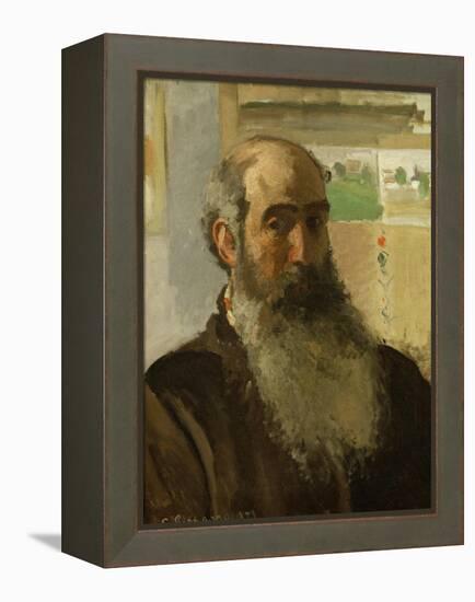 Pissarro, Self-Portrait, (1873)-Camille Pissarro-Framed Premier Image Canvas