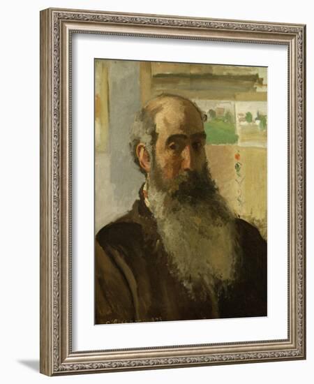 Pissarro, Self-Portrait, (1873)-Camille Pissarro-Framed Giclee Print