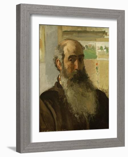 Pissarro, Self-Portrait, (1873)-Camille Pissarro-Framed Giclee Print