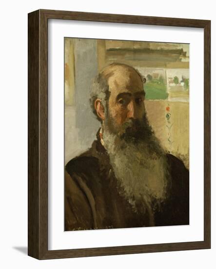 Pissarro, Self-Portrait, (1873)-Camille Pissarro-Framed Giclee Print