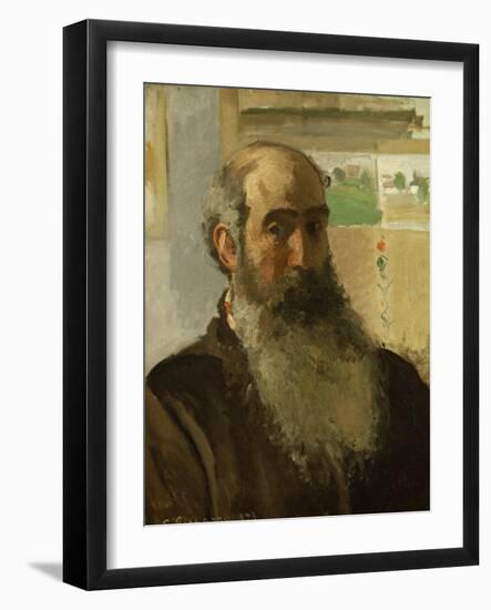 Pissarro, Self-Portrait, (1873)-Camille Pissarro-Framed Giclee Print