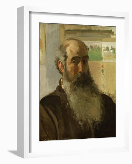 Pissarro, Self-Portrait, (1873)-Camille Pissarro-Framed Giclee Print