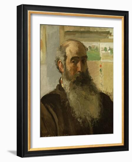 Pissarro, Self-Portrait, (1873)-Camille Pissarro-Framed Giclee Print