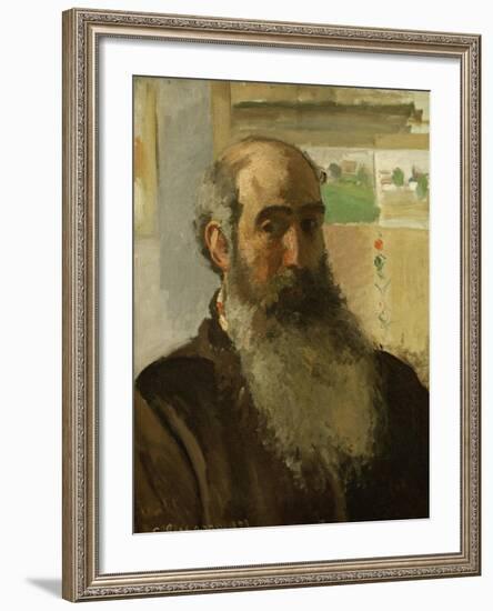 Pissarro, Self-Portrait, (1873)-Camille Pissarro-Framed Giclee Print