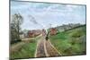 Pissarro: Station, 1871-Camille Pissarro-Mounted Giclee Print