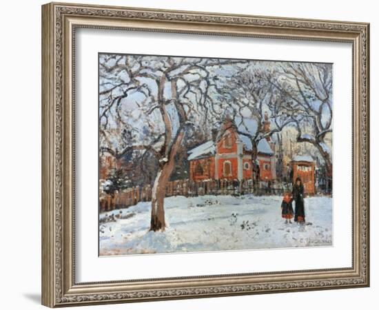 Pissarro: Trees, C1872-Camille Pissarro-Framed Giclee Print