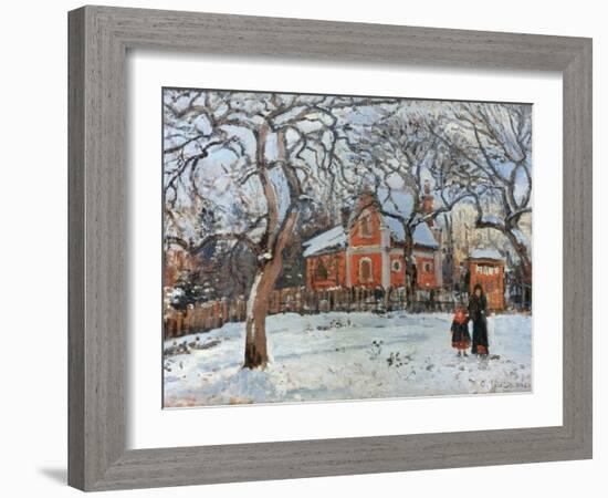 Pissarro: Trees, C1872-Camille Pissarro-Framed Giclee Print