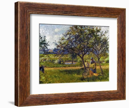 Pissarro: Wheelbarr., 1881-Camille Pissarro-Framed Giclee Print