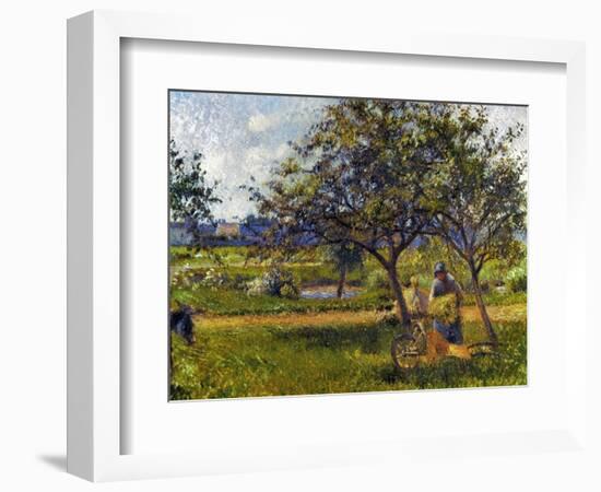 Pissarro: Wheelbarr., 1881-Camille Pissarro-Framed Giclee Print