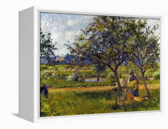 Pissarro: Wheelbarr., 1881-Camille Pissarro-Framed Premier Image Canvas