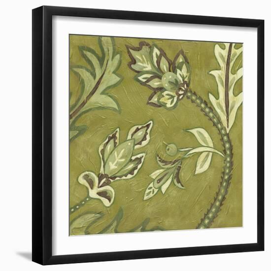 Pistachio Paisley I-Chariklia Zarris-Framed Art Print