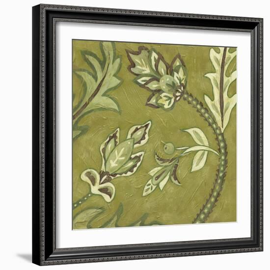 Pistachio Paisley I-Chariklia Zarris-Framed Art Print