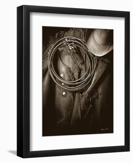 Pistol Bit and Rifle-Barry Hart-Framed Art Print