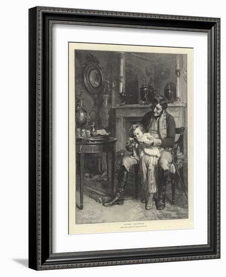 Pistol Practice-Edgar Bundy-Framed Giclee Print