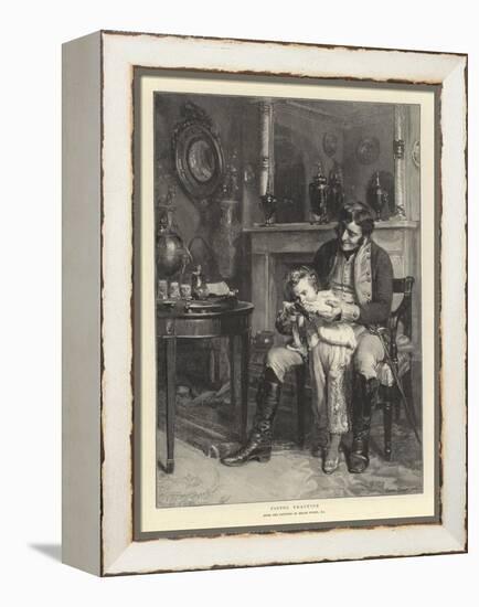 Pistol Practice-Edgar Bundy-Framed Premier Image Canvas