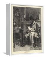 Pistol Practice-Edgar Bundy-Framed Premier Image Canvas