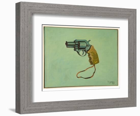 Pistola Dos, 2009 (Oil on Canvas)-Thomas MacGregor-Framed Giclee Print