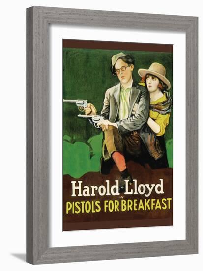 Pistols for Breakfast-null-Framed Art Print