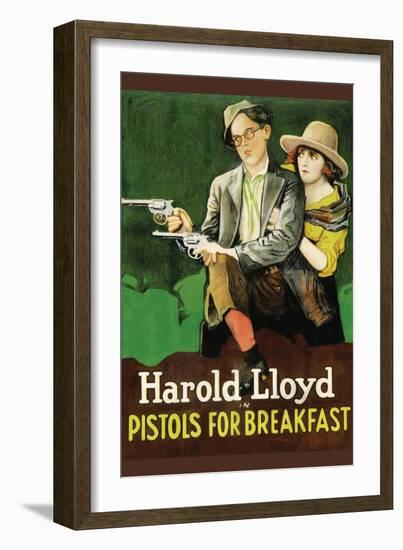 Pistols for Breakfast-null-Framed Art Print