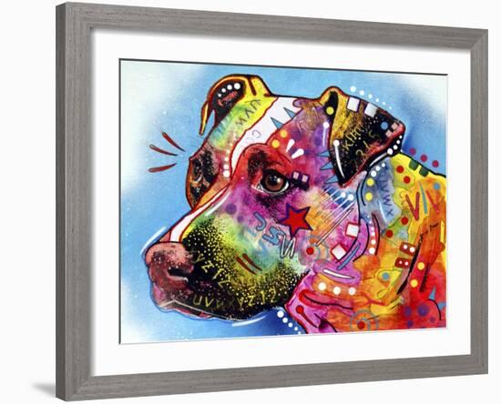 Pit Bull 1059-Dean Russo-Framed Giclee Print