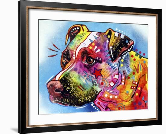 Pit Bull 1059-Dean Russo-Framed Giclee Print