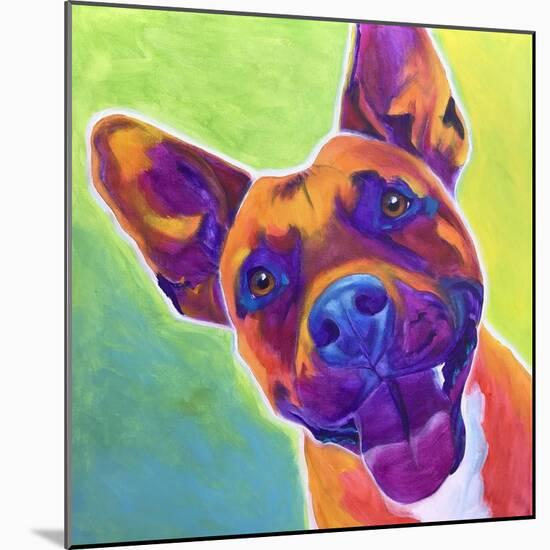 Pit Bull - Billy-Dawgart-Mounted Giclee Print