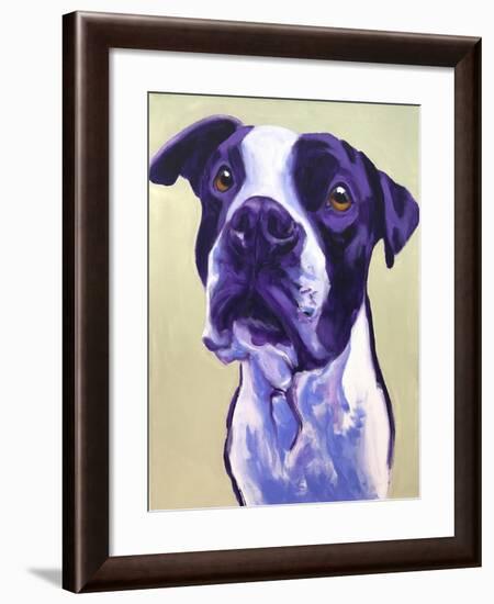 Pit Bull - David-Dawgart-Framed Giclee Print