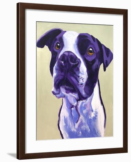 Pit Bull - David-Dawgart-Framed Giclee Print