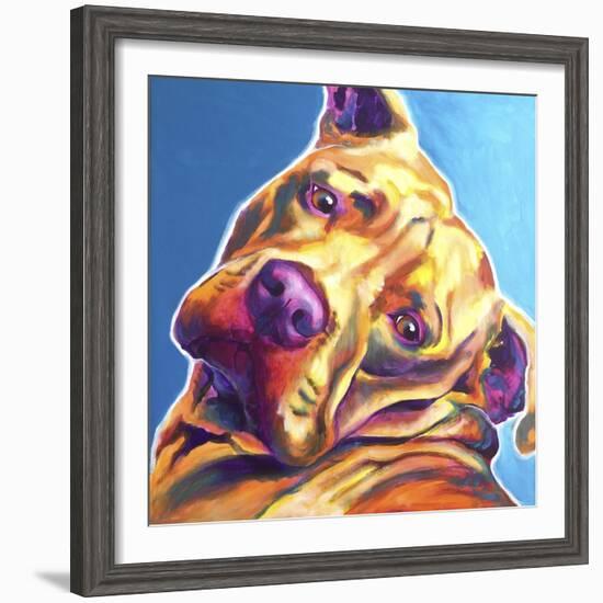 Pit Bull - Dozer-Dawgart-Framed Giclee Print