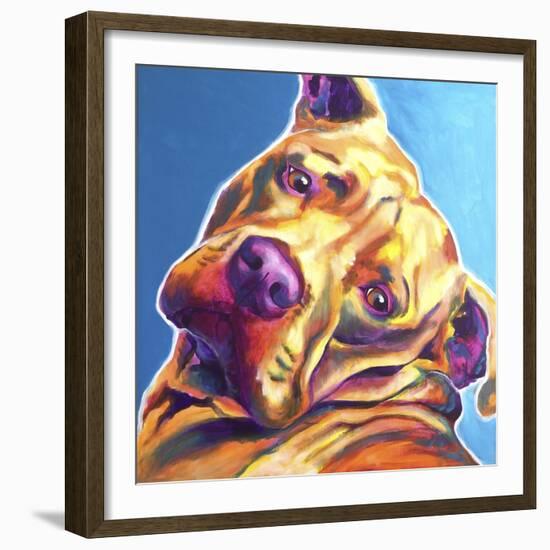 Pit Bull - Dozer-Dawgart-Framed Giclee Print