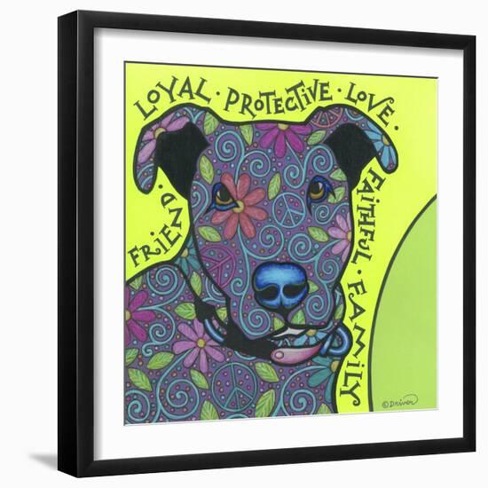 Pit Bull I-Denny Driver-Framed Giclee Print