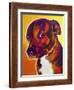 Pit Bull - Luna-Dawgart-Framed Giclee Print
