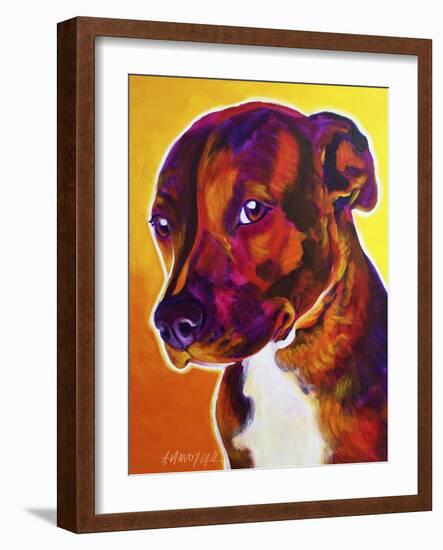 Pit Bull - Luna-Dawgart-Framed Giclee Print