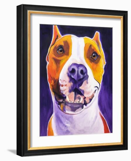 Pit Bull - Rexy-Dawgart-Framed Giclee Print
