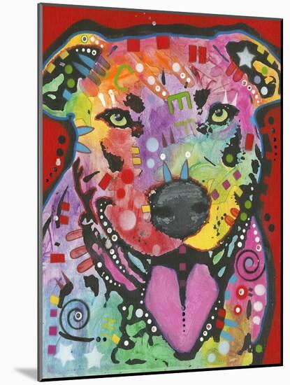 Pit Bull-Dean Russo-Mounted Giclee Print