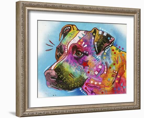 Pit Bull-Dean Russo-Framed Giclee Print