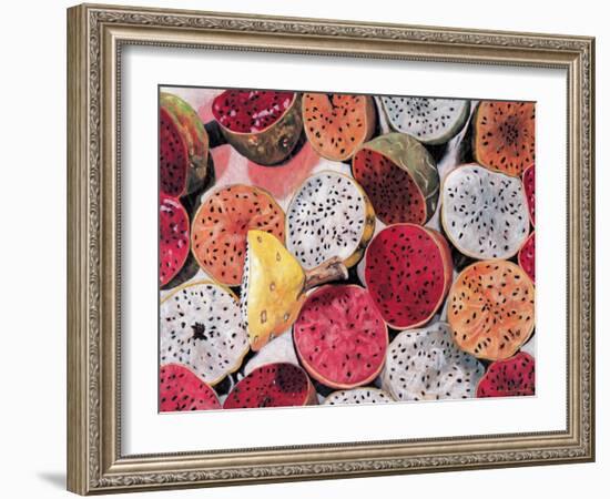 Pitayas from Cuautla I, 2009-Pedro Diego Alvarado-Framed Giclee Print