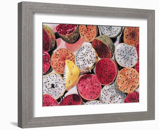 Pitayas from Cuautla I, 2009-Pedro Diego Alvarado-Framed Giclee Print