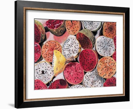 Pitayas from Cuautla I, 2009-Pedro Diego Alvarado-Framed Giclee Print