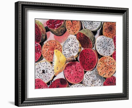 Pitayas from Cuautla I, 2009-Pedro Diego Alvarado-Framed Giclee Print