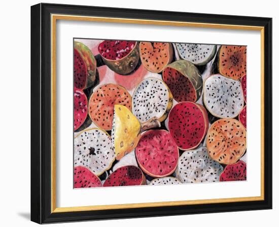 Pitayas from Cuautla I, 2009-Pedro Diego Alvarado-Framed Giclee Print